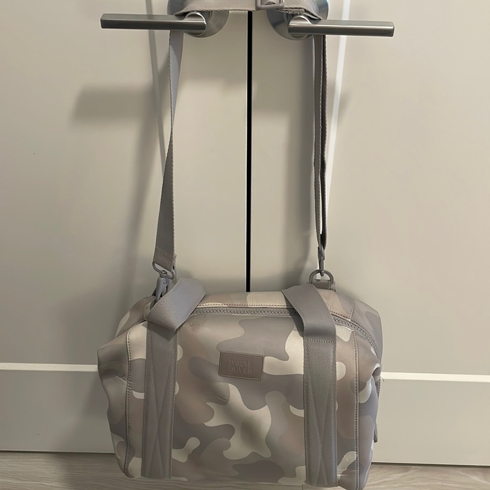 Grey camo dagne Dover duffle medium